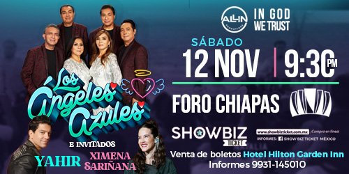 Angeles Azules, Yahir y Ximena Sariñana en Txutla